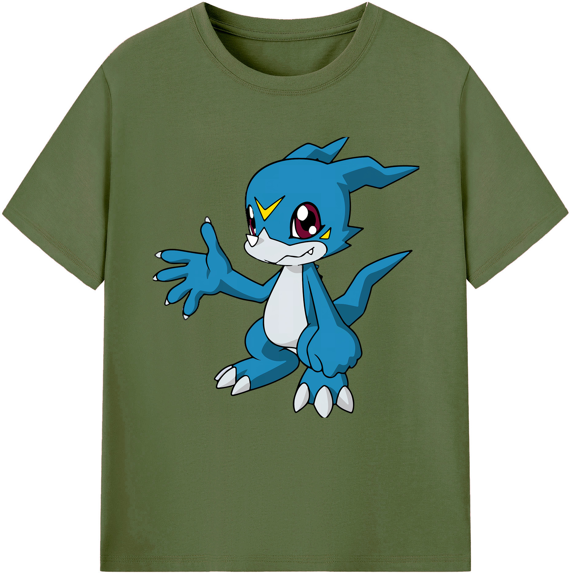 （画像用） Digimon デジタルモンスター/デジモン 綿100％半袖Tシャツ（フロントプリント）